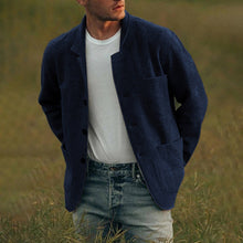 Laden Sie das Bild in den Galerie-Viewer, 🔥 Sommerspecial 🔥Einfarbige Freizeitjacke für Herren