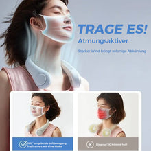 Laden Sie das Bild in den Galerie-Viewer, Neuer tragbarer Halsventilator