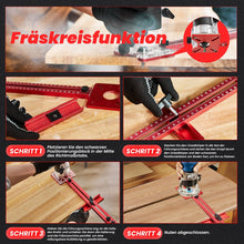 Laden Sie das Bild in den Galerie-Viewer, 4 in 1 Oberfräse Fräsen Nut Halterun