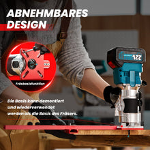 Laden Sie das Bild in den Galerie-Viewer, 4 in 1 Oberfräse Fräsen Nut Halterun