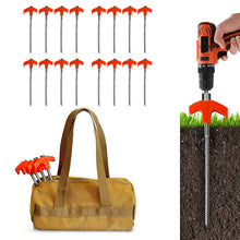 Laden Sie das Bild in den Galerie-Viewer, Drehbare Zeltheringe mit Gewinde