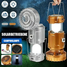 Laden Sie das Bild in den Galerie-Viewer, 🎐6 in 1 Tragbare Solar LED Camping Laterne