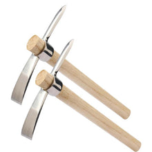 Laden Sie das Bild in den Galerie-Viewer, Doppelköpfige Spitzhacke aus Edelstahl