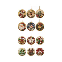 Laden Sie das Bild in den Galerie-Viewer, Weihnachten DIY Diamantmalerei Ornamente