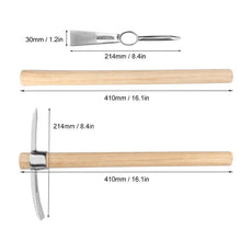 Laden Sie das Bild in den Galerie-Viewer, Doppelköpfige Spitzhacke aus Edelstahl