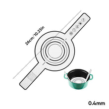 Laden Sie das Bild in den Galerie-Viewer, Speziell ausgewähltes Platin-Silikon - Backmatte für Dutch Oven