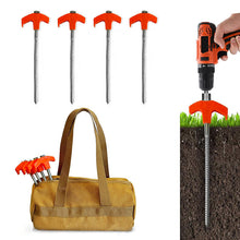 Laden Sie das Bild in den Galerie-Viewer, Drehbare Zeltheringe mit Gewinde