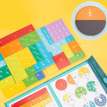 Laden Sie das Bild in den Galerie-Viewer, Magnetisches Buch-Bruchteil-Puzzle für Kinder