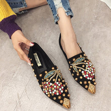 Laden Sie das Bild in den Galerie-Viewer, 🎉 Sommer-Special 🎉Kirsche Strass Nietenschuhe