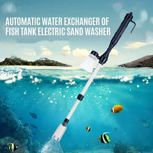 Laden Sie das Bild in den Galerie-Viewer, Automatischer Wasserwechselreiniger für Aquarien mit elektrischem Sandwäscher