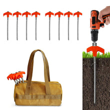 Laden Sie das Bild in den Galerie-Viewer, Drehbare Zeltheringe mit Gewinde