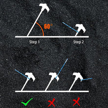 Laden Sie das Bild in den Galerie-Viewer, Drehbare Zeltheringe mit Gewinde