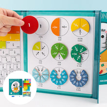 Laden Sie das Bild in den Galerie-Viewer, Magnetisches Buch-Bruchteil-Puzzle für Kinder