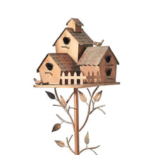 Laden Sie das Bild in den Galerie-Viewer, 🐦Kreative Garten-Vogelhaus-Dekoration Aus Metall