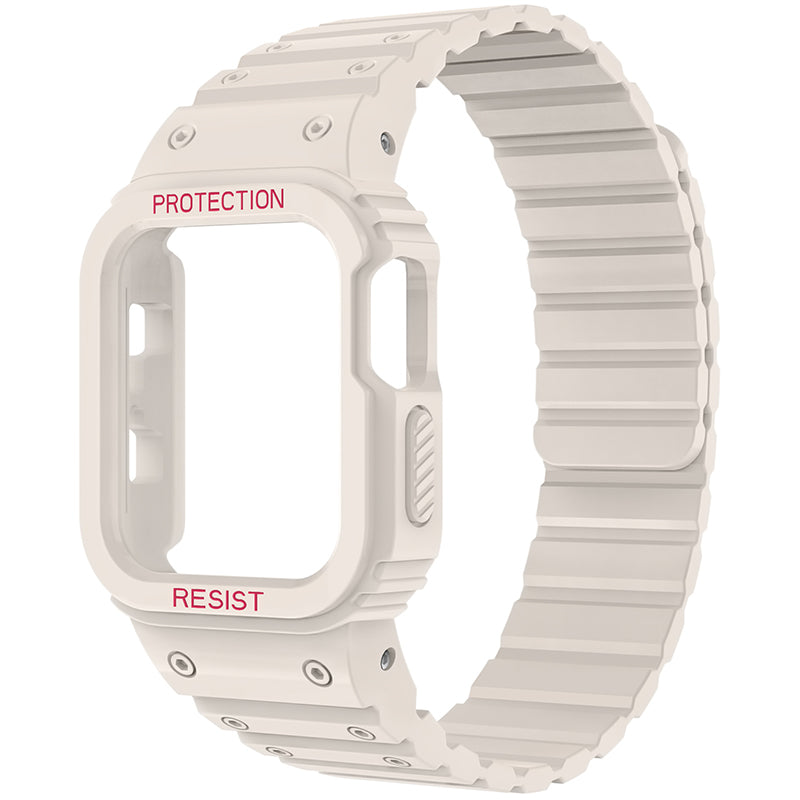 Integriertes magnetisches Silikonarmband der Apple Watch