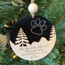 Laden Sie das Bild in den Galerie-Viewer, Weihnachtsbaum-Doppelanhänger aus Holz