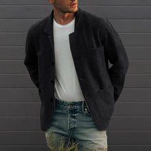 Laden Sie das Bild in den Galerie-Viewer, 🔥 Sommerspecial 🔥Einfarbige Freizeitjacke für Herren