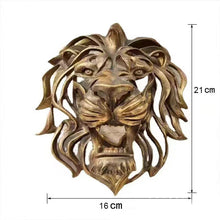 Laden Sie das Bild in den Galerie-Viewer, 🦁Löwenkopf-Wandkunst
