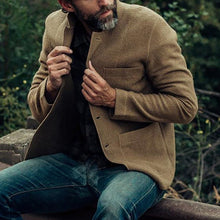 Laden Sie das Bild in den Galerie-Viewer, 🔥 Sommerspecial 🔥Einfarbige Freizeitjacke für Herren