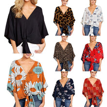 Laden Sie das Bild in den Galerie-Viewer, Lässige Blumenbluse für Damen