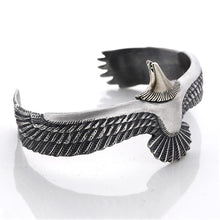 Laden Sie das Bild in den Galerie-Viewer, Silber Adler Manschette Armband