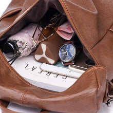 Laden Sie das Bild in den Galerie-Viewer, Rucksack mit großer Kapazität - Vollleder