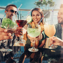 Laden Sie das Bild in den Galerie-Viewer, 🌈Strohhalme aus farbigem Glas