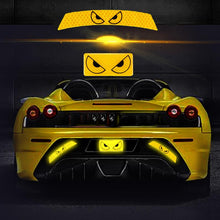 Laden Sie das Bild in den Galerie-Viewer, 3D Auto reflektierende Warnstreifenaufkleber