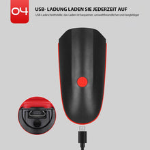 Laden Sie das Bild in den Galerie-Viewer, 2- in- 1 Fahrrad USB Horn Frontleuchte