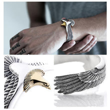 Laden Sie das Bild in den Galerie-Viewer, Silber Adler Manschette Armband