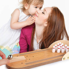 Laden Sie das Bild in den Galerie-Viewer, Zuhause Holz Mini Bowling Spiel Set