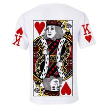 Laden Sie das Bild in den Galerie-Viewer, Sommer 3D Poker lose T-Shirt