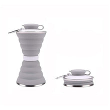 Laden Sie das Bild in den Galerie-Viewer, Outdoor Silikon Faltbare Wasserflasche