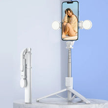 Laden Sie das Bild in den Galerie-Viewer, (🔥Schlussverkauf🔥)Selfie-Stick mit LED-Aufhelllicht