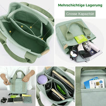 Laden Sie das Bild in den Galerie-Viewer, 🔥Handtasche aus Segeltuch mit großem Fassungsvermögen👜