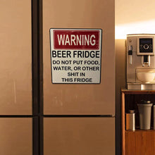 Laden Sie das Bild in den Galerie-Viewer, Lustige Vintage-Bierkühlschrank-Aufkleber