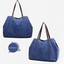 Laden Sie das Bild in den Galerie-Viewer, Retro lässige Canvas-Tasche mit großer Kapazität