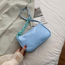 Laden Sie das Bild in den Galerie-Viewer, Krokodil kleine quadratische Tasche