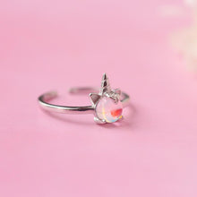 Laden Sie das Bild in den Galerie-Viewer, Einhornförmiger  Schmuck Armband Ohrring Halskette Ring