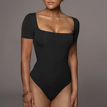 Laden Sie das Bild in den Galerie-Viewer, Ärmelloser Damen-Bodysuit mit eckigem Ausschnitt