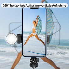 Laden Sie das Bild in den Galerie-Viewer, (🔥Schlussverkauf🔥)Selfie-Stick mit LED-Aufhelllicht