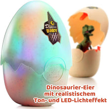 Laden Sie das Bild in den Galerie-Viewer, Dinosaurier-Eier mit realistischem Ton- und LED-Lichteffekt