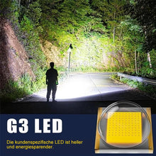 Laden Sie das Bild in den Galerie-Viewer, Wiederaufladbare Outdoor Taschenlampe