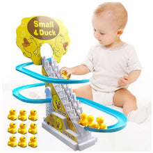 Laden Sie das Bild in den Galerie-Viewer, 🦆Elektrische Enten Slide Track mit Licht und Musik