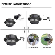 Laden Sie das Bild in den Galerie-Viewer, Solarbetriebene Dachrinnenlicht