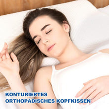 Laden Sie das Bild in den Galerie-Viewer, Orthopädisches Kissen Viskoelastischer Gedächtnisschaum Nackenkissen