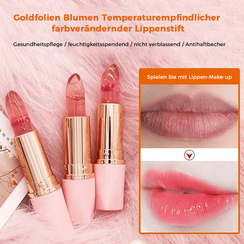 ✨Blumen Temperaturempfindlicher faebverändernder Lippenstift