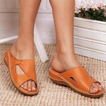 Laden Sie das Bild in den Galerie-Viewer, Lässige Damen-Slip Toe Sandalen