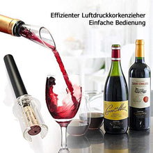 Laden Sie das Bild in den Galerie-Viewer, Luftdruck Pumpe Weinöffner
