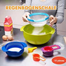 Laden Sie das Bild in den Galerie-Viewer, Küche Regenbogen Schalen Set